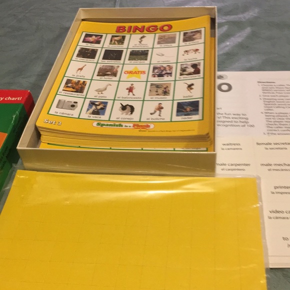 Bingo Spanish in a flash SET 3 RARE
Bingo Game Fun To Learn Spanish NEW OpenBox - Picture 5 of 7